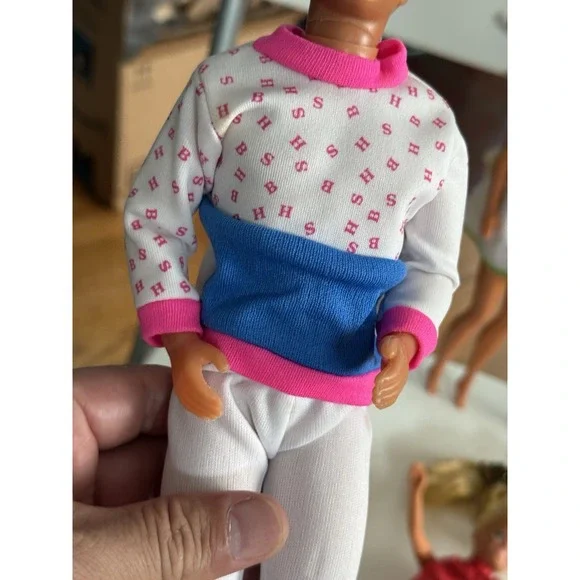 Vintage Mattel Barbies Form Early 80s To Late 80s , With Clothes, Good Condition